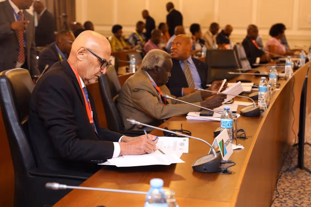 Parliament members in a meeting